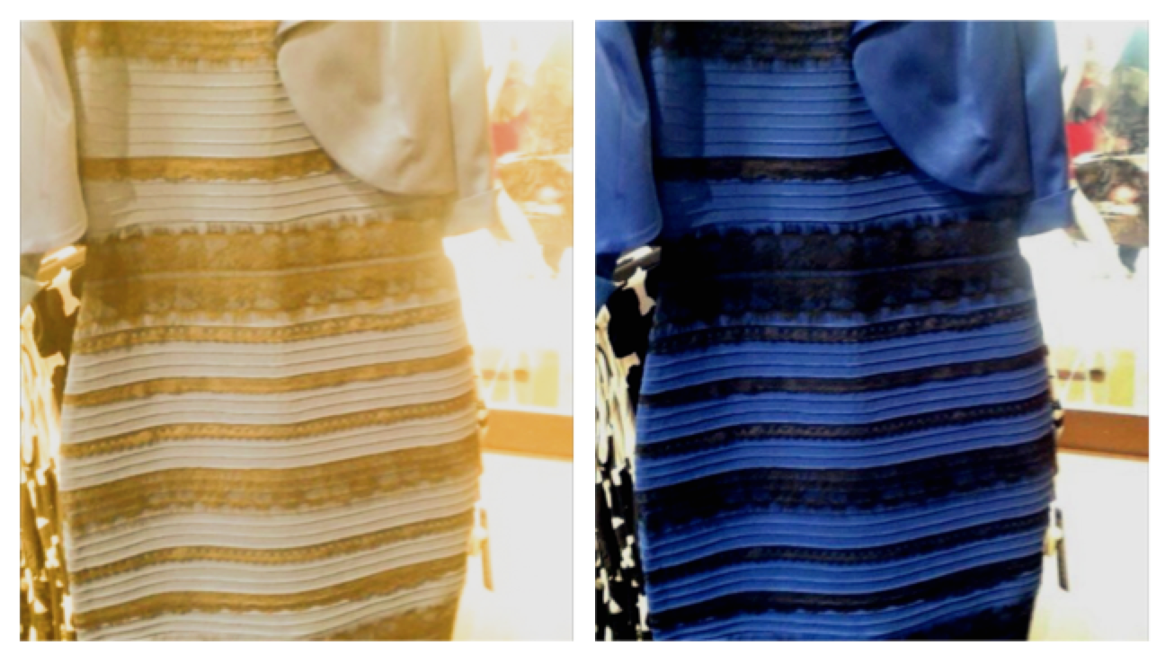 Whitegold vs. Blackblue: Some people perceive the image on the left ...